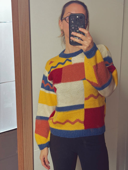 Jersey Vintage 80s gráfico